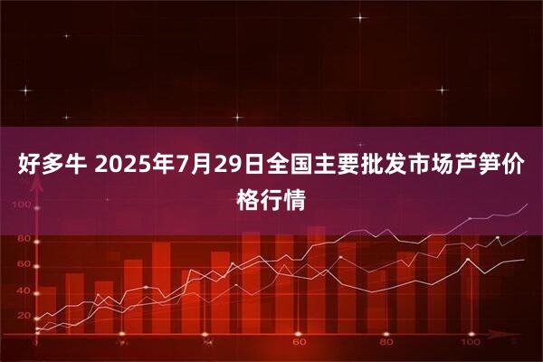好多牛 2025年7月29日全国主要批发市场芦笋价格行情