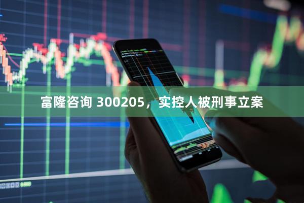 富隆咨询 300205，实控人被刑事立案